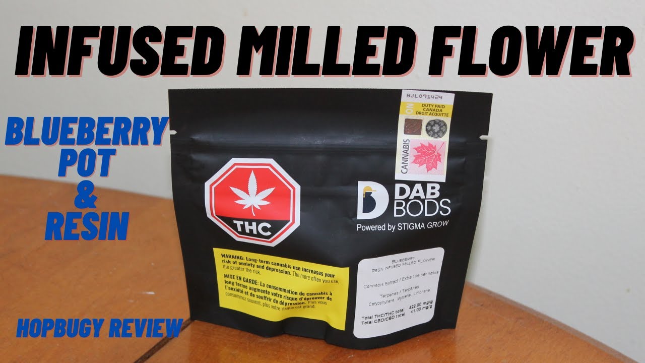 Blueberry Resin Infused Milled Flower Dab Bods  Cannabis Review