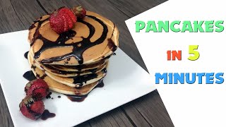 How to Make Pancakes in 5 Minutes | Pancake Recipe Tutorial