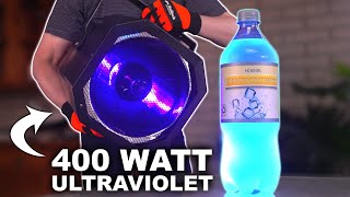 Messing Up the Fluorescence of Tonic Water  in several ways...