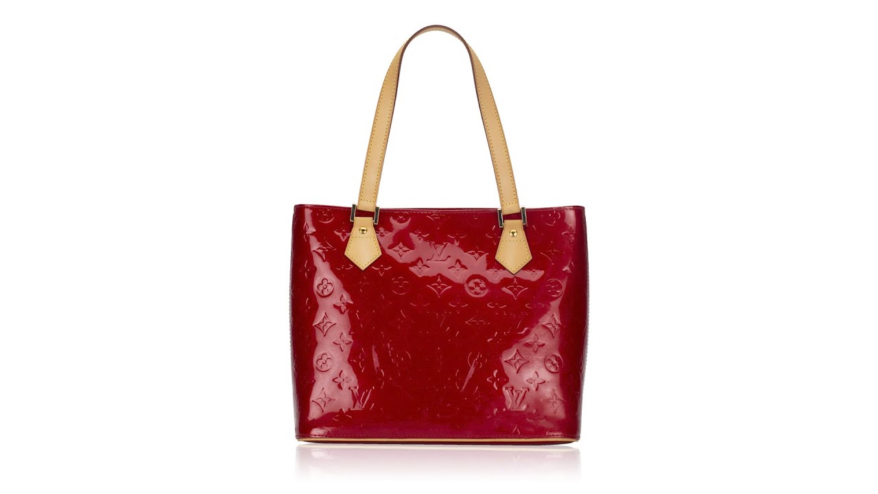 Louis Vuitton Pomme D'amour Monogram Vernis Houston Bag - Yoogi's Closet