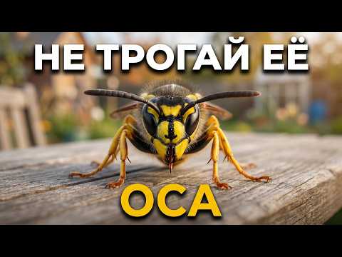 Что скрывает оса? Хищник твоей дачи, который парализует жертву живьём