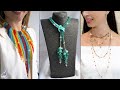 WOW!!.. Fashion - DIY Necklace Design For Gown Dresses & Others Fancy Dress #PartyWear #BridalWere