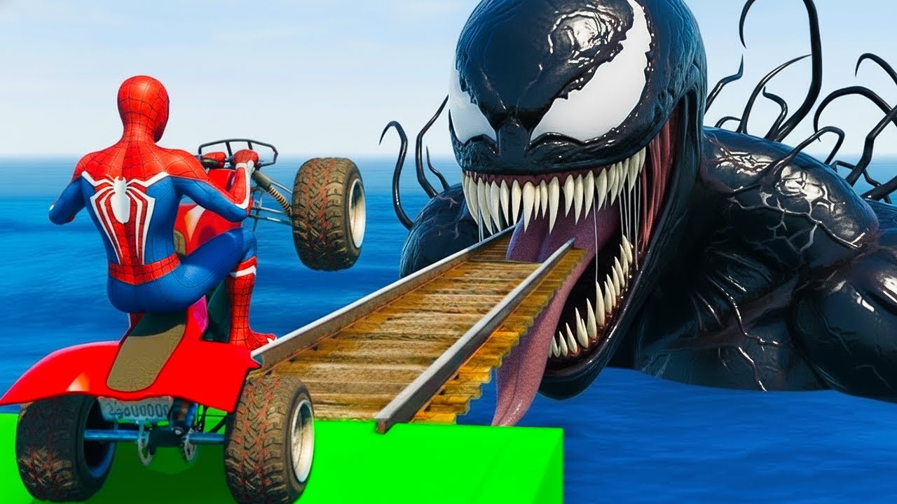 Spider-Man Rescue batman vs iron man vs venom funny Game GTA 5 superhero