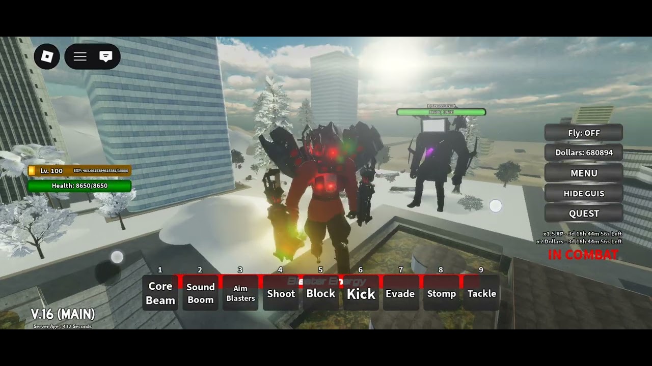 Utsm showcase (level 100) on buthtub universe