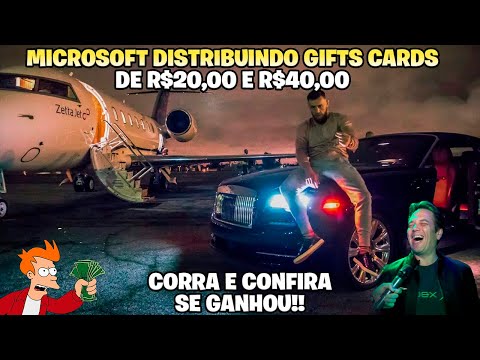 [DEU A LOUCA NA MS!!!] Microsoft distribuindo Gift Card de R$20,00 e R$40,00!!!