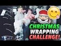 CHRISTMAS WRAPPING CHALLENGE! Ft. Saffron Barker