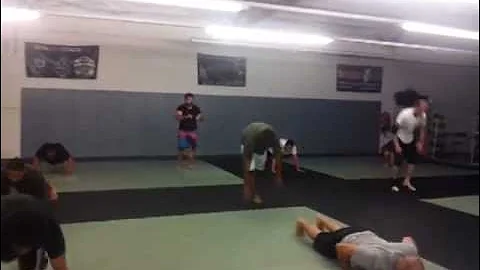 Thai knee combo at SoCal mma