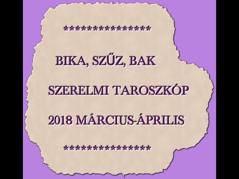 Videó: Horoszkóp, 2018. Március 14