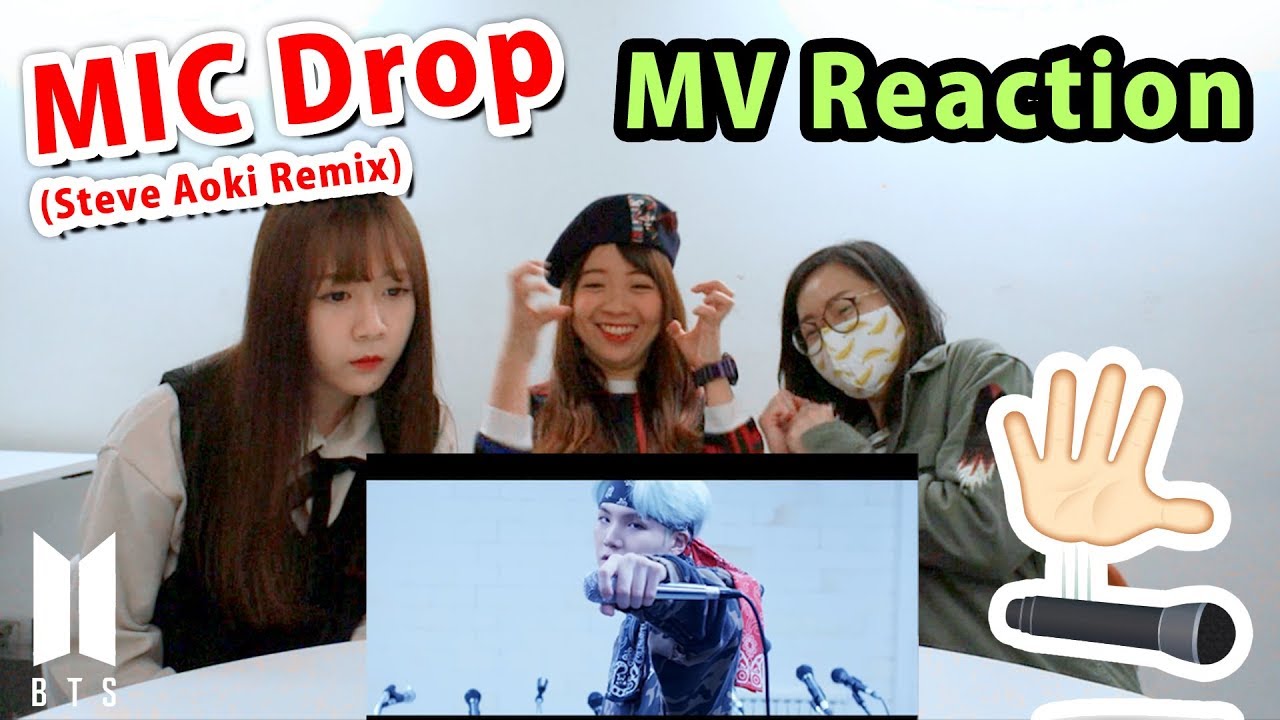 【Reaction】 BTS (방탄소년단) 'MIC Drop (Steve Aoki Remix) MV Reaction | Army有嘢港