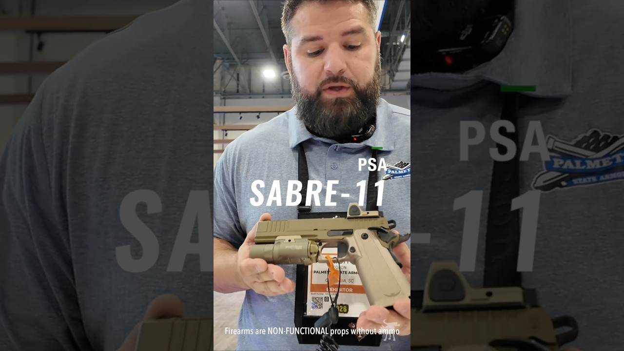 Бюджетный аналог Staccato? PSA Sabre-11 на выставке SHOT Show 2026.