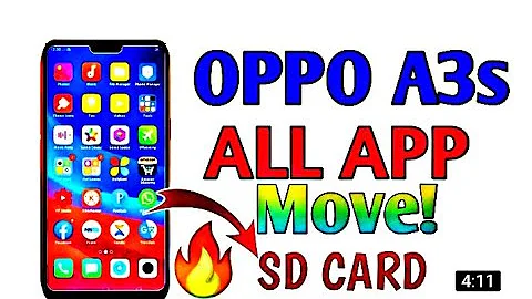 how to move apps to sd card on oppo a3s