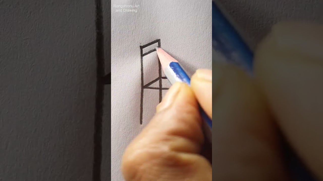 Creative Drawing with Letter 