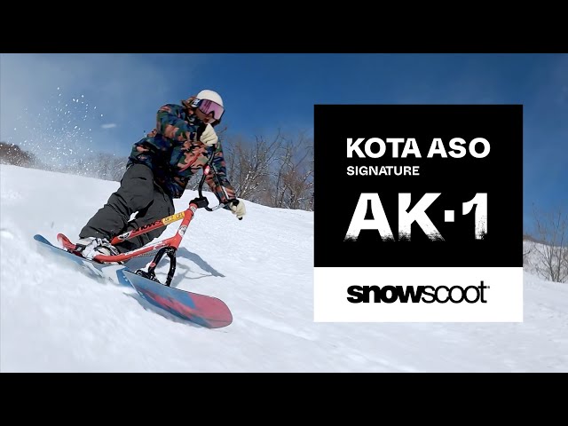 スノースクート　AK-1 ボード SNOWSCOOT スノースクート AK-1 Super Freestyle FLASH2 Board set