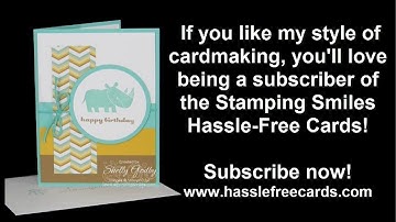 Make a 1st Year Birthday Card with Stampin