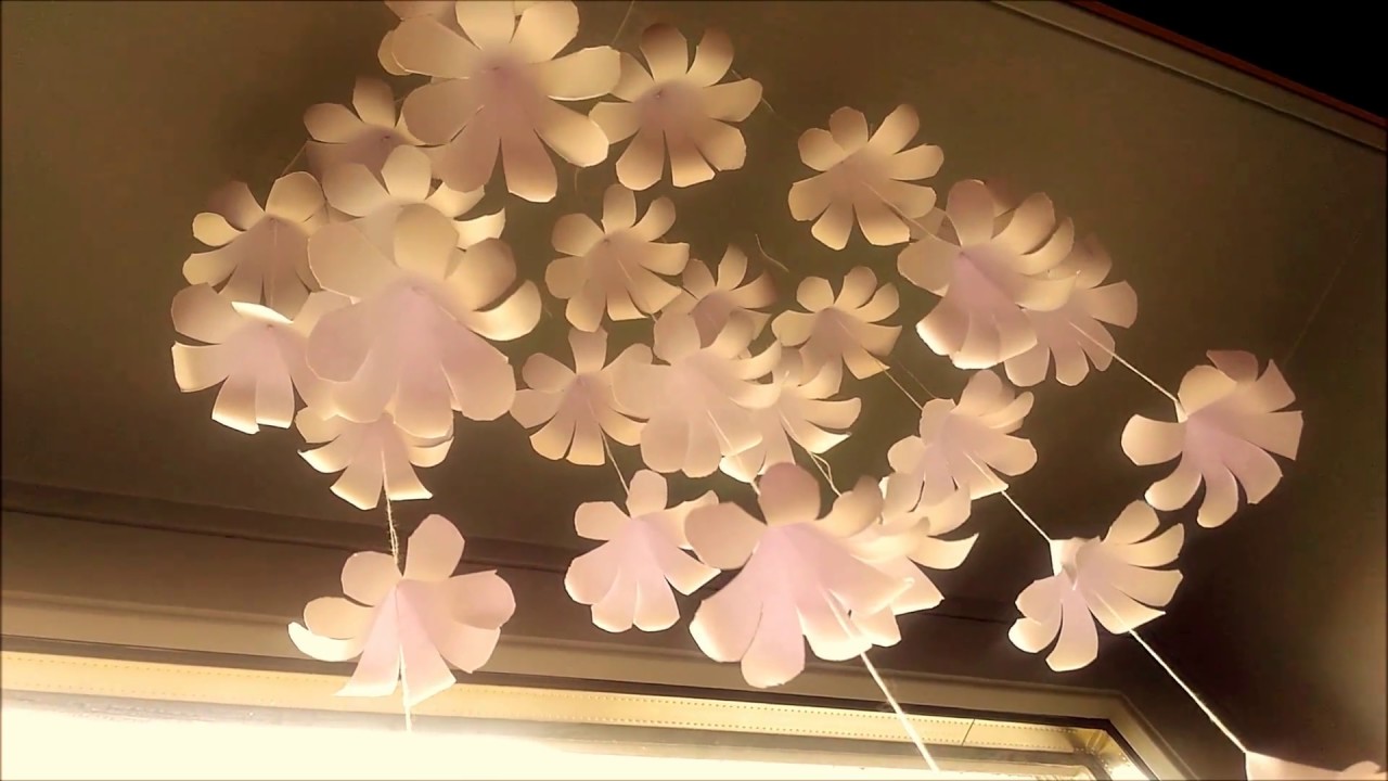 DIY Simple Home Decor  Hanging Flowers 1 Handmade 