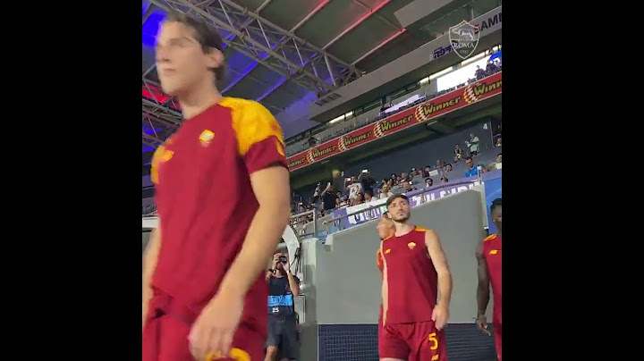 AS Roma arrived at the football field 💪💛❤ #asroma #roma #rcslovenia