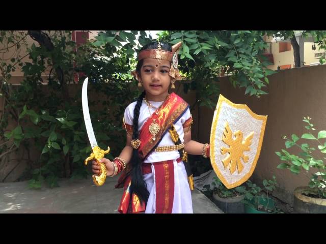 Buy Chandu Ki Dukan JHANSI KI RANI FANCY DRESS COSTUME/RANI LAKSHMI  BAI/MAHARASTRA COSTUME/FREEDOM FIGHTER COSTUME/LAVANI DANCE SAREE/FISHERMAN  COSTUME (3-4 Yr) Online at Low Prices in India - Amazon.in