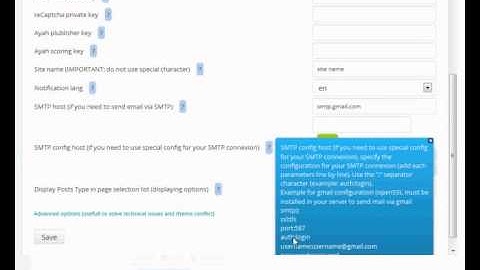 w2 ajax contat form wordpress 2.0 : configure my smtp connexion