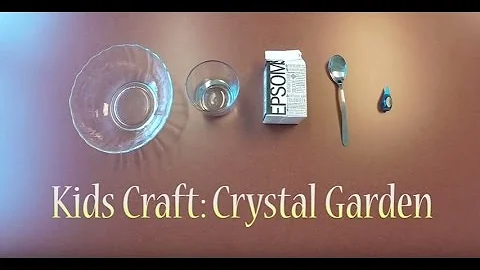 Kids Craft: Crystal Garden