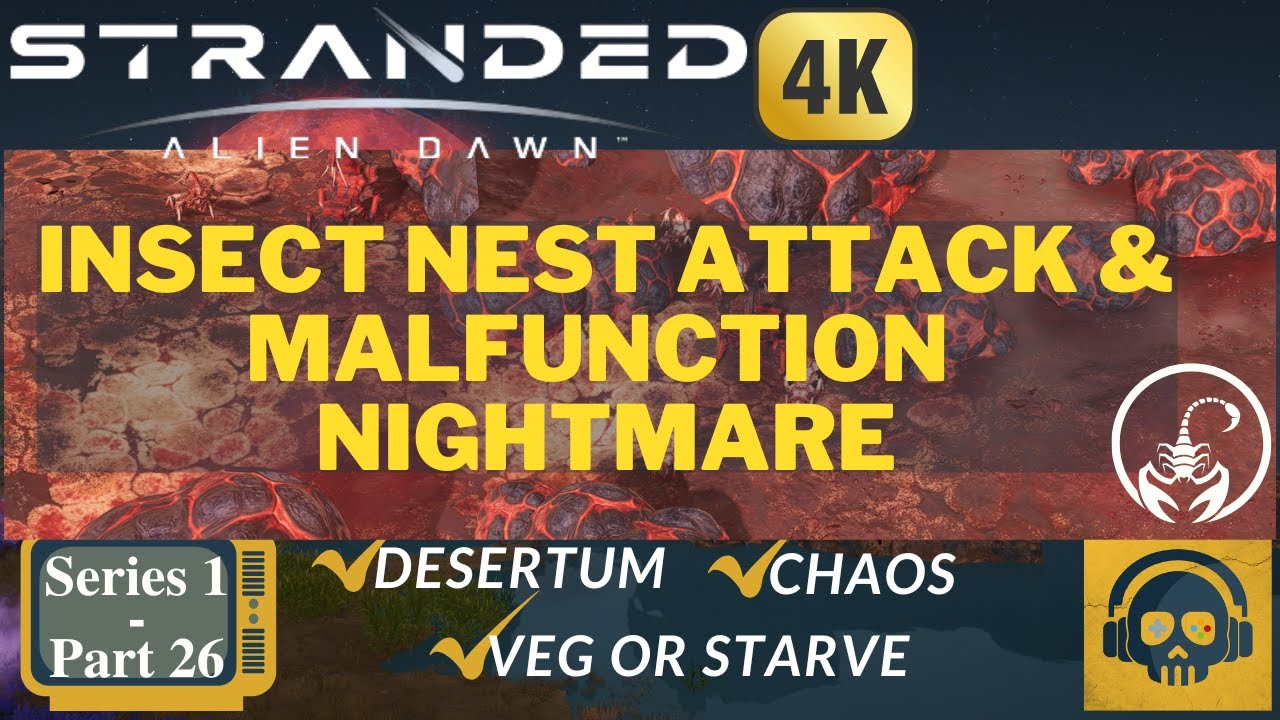 Stranded Alien Dawn (Early Access) in 4K - Desertum - Gameplay Walkthrough Part 26 (S1)