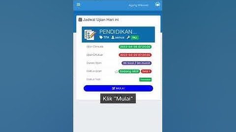 Panduan Ujian berbasis CBT menggunakan IOS/ IPhone SMK Negeri 3 Palembang
