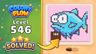 Colony Flow! - Level 546 Walkthrough 🧩 | Solution & Gameplay (ABI GAMES) 🐜
