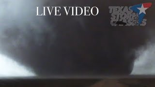 LIVE • Huge Extreme Dusty Tornado Chase in Morton, TX (5/23/2022)