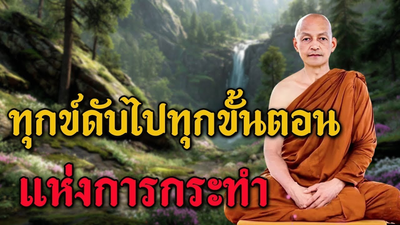 ทุกข์ดับไปทุกขั้นตอนแห่งการกระทำ #พุทธวจน | แสดงธรรมโดย พระอาจารย์คึกฤทธิ์