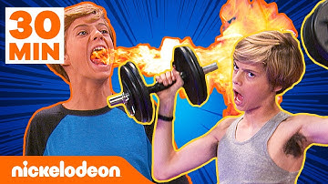 Henry Danger |¡30 MINUTOS de las transformaciones más extrañas!| Nickelodeon en Español