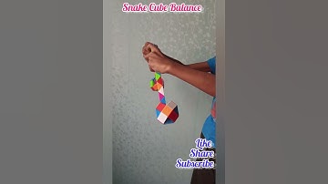Snake Cube Balance|| #rubikscube #shorts #viral