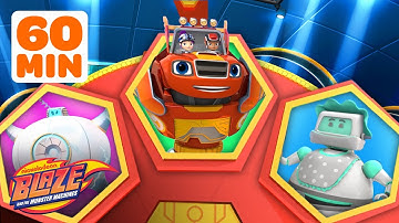 Spin the Robot Blaze Wheel #24 w/ AJ & Gabby! 👾 | Blaze and the Monster Machines