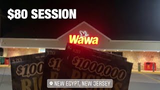 NJ LOTTERY BIG BOY $80 SESSION!! $1,000,000 RICHES — WILL WAWA PAY!