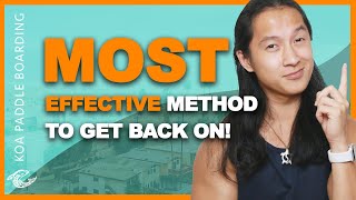 How to Get Back On a Paddle Board After Falling | Best Method