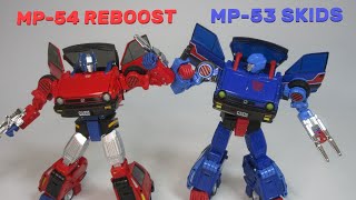 【TF玩具レビュー】トランスフォーマー マスターピース  MP-53 スキッズ・MP-54 リブースト　簡易レビュー　／ Transformers MP-53, 54 Quick Review