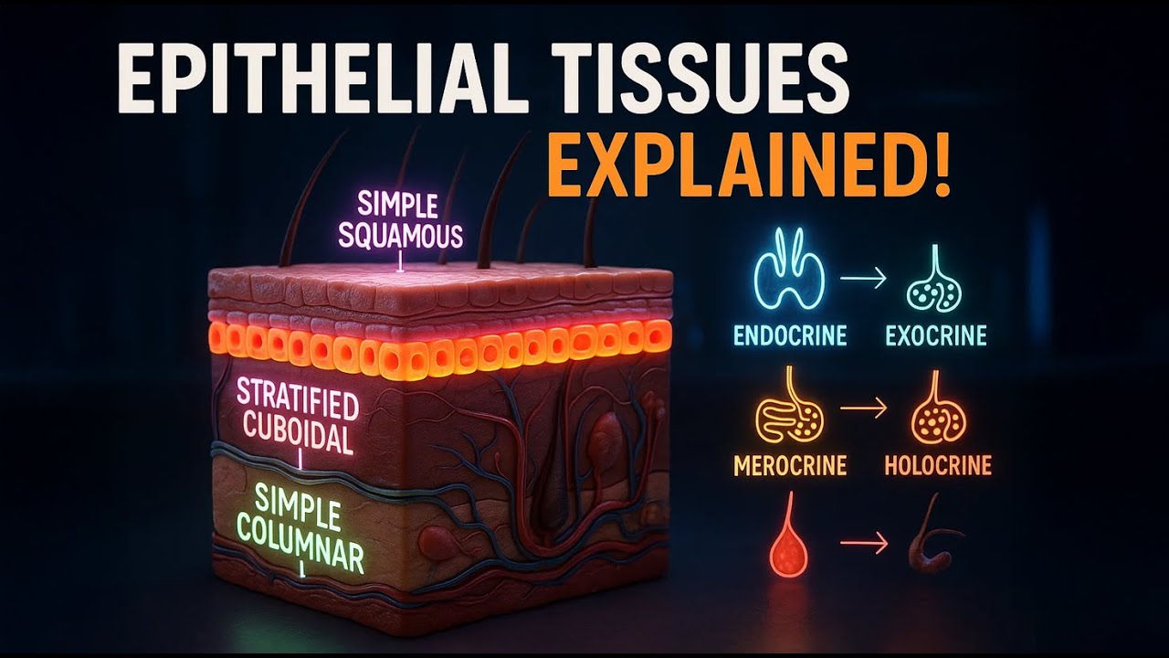 Epithelial Tissues Explained | Types, Structure & Functions | Animal ...