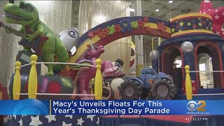Sneak peek of Thanksgiving Parade floats