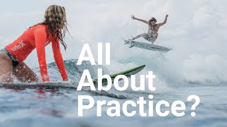 Learning to Surf Better. Is it All About Practice?