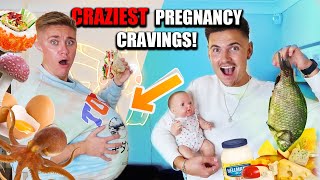 TRYING CRAZY PREGNANCY CRAVINGS!