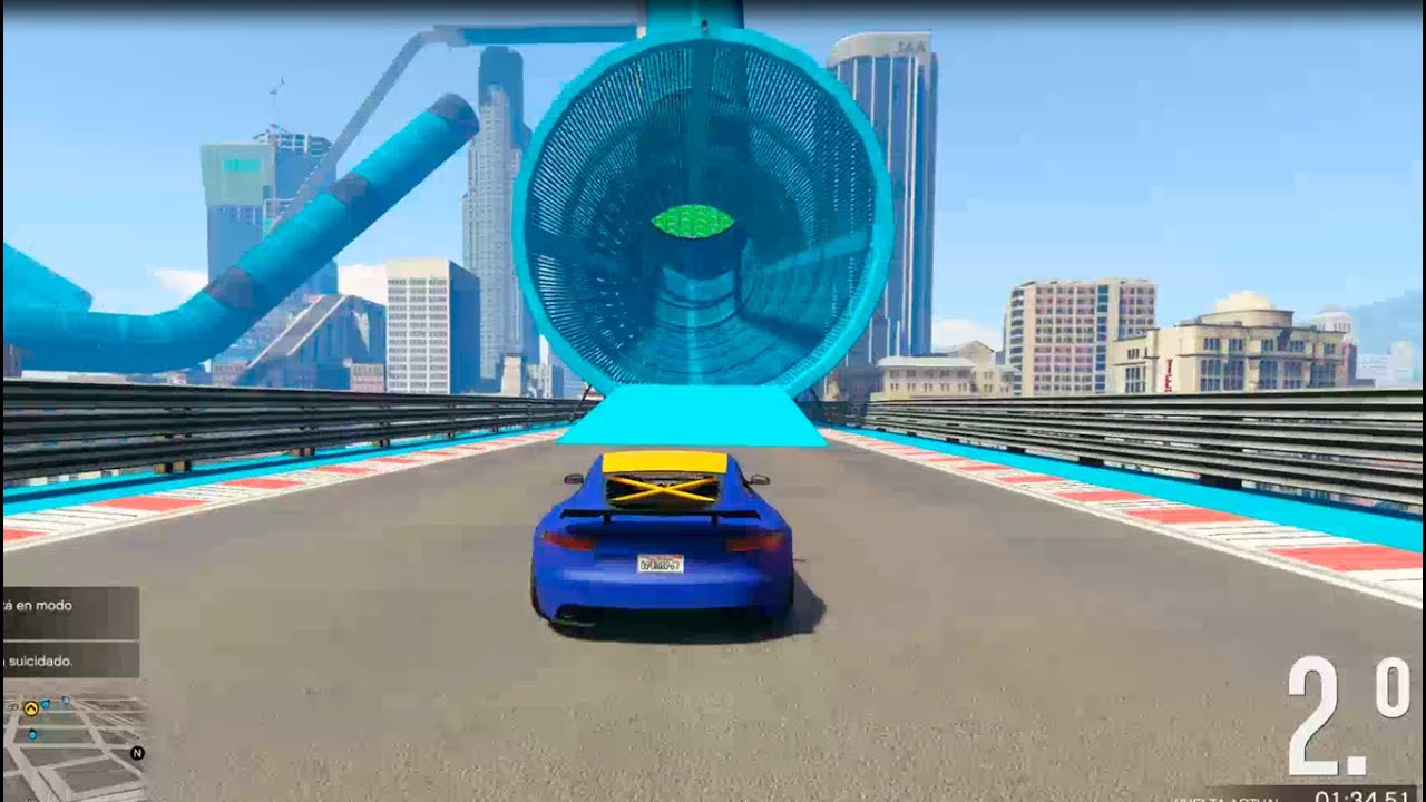 playstation 3 ODIO QUE OCURRA ESTO!! GTA V ONLINE Carreras Acrobáticas #235- GTA 5 Gameplay