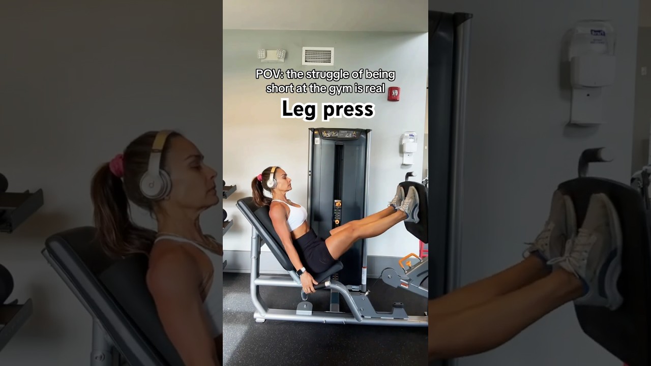 This tip for leg press helps adjust the machine for better form 