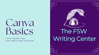 Canva Basics - FSW Writing Center screenshot 5