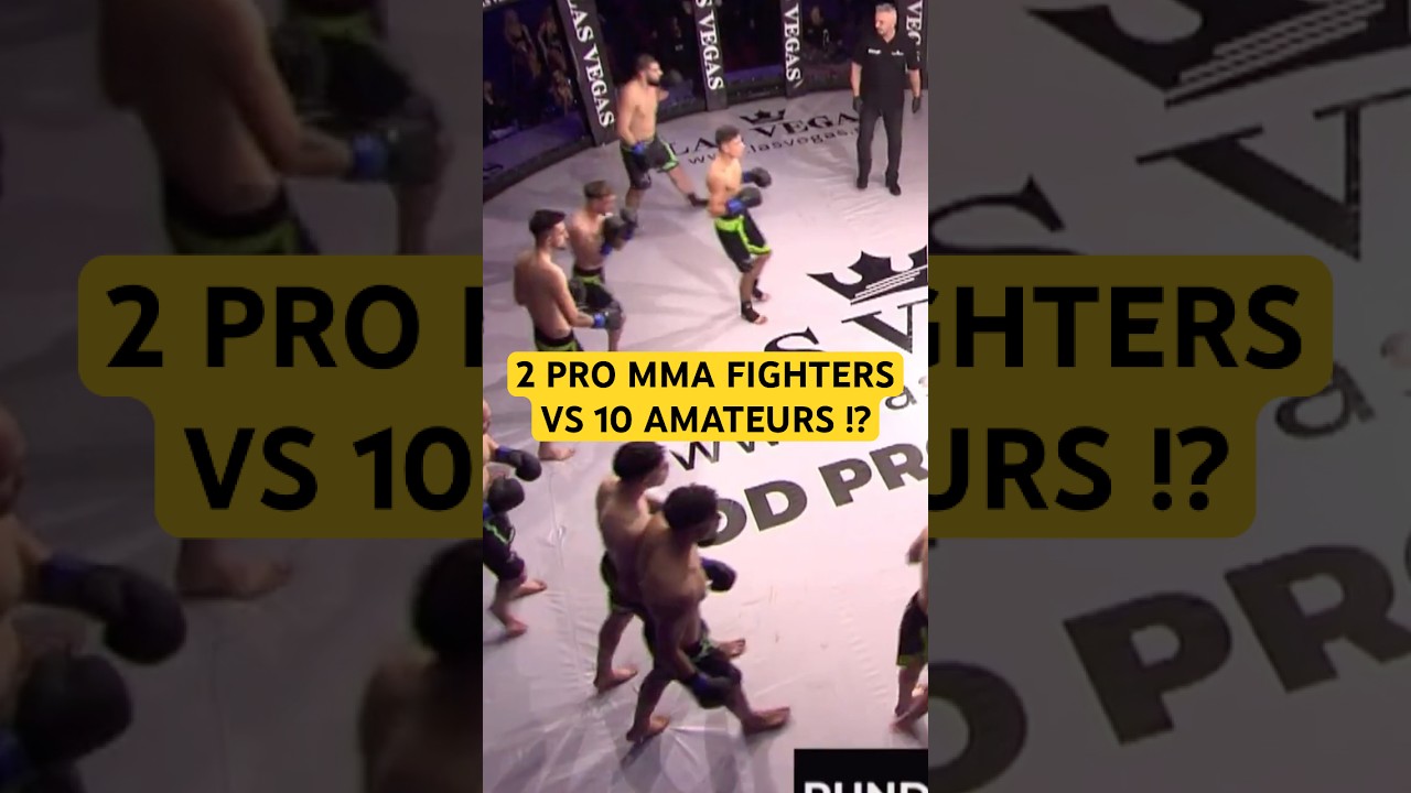 2 Pro MMA Fighters vs 10 Amateurs