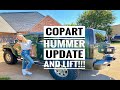 Copart Hummer Project - Lifting the H3 for Larger Tires