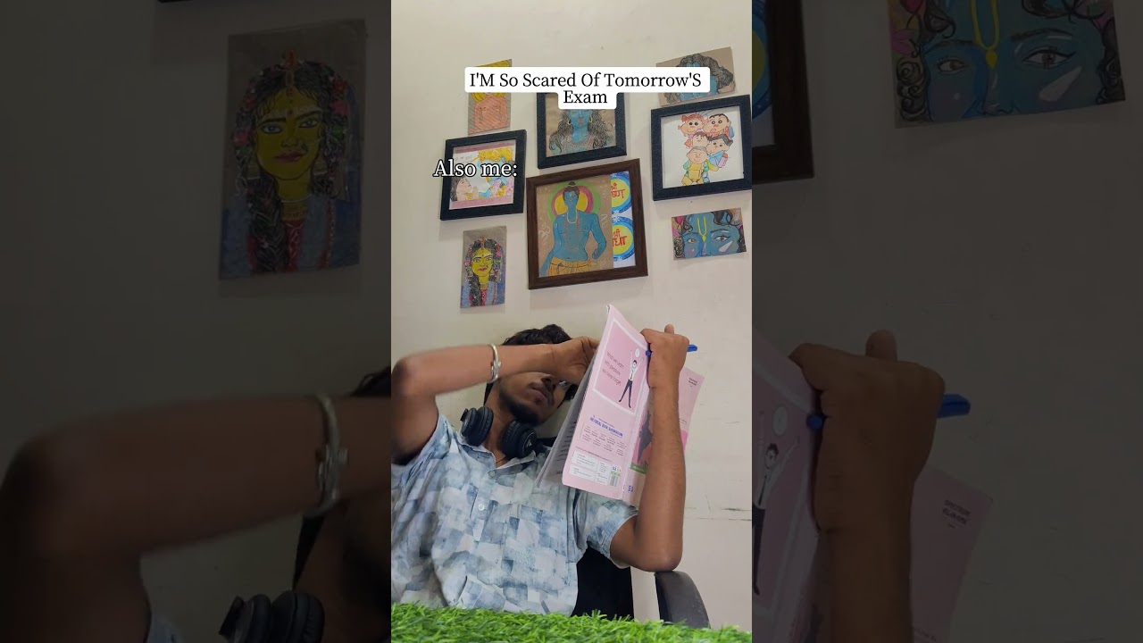 Tomorrow Is Exam But… 😅📚 | Artist Struggle Is REAL 🎨🔥 