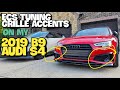 2019 B9 Audi S4: ECS Grille Accents install (3M adhesion promoter): An aggressive look!