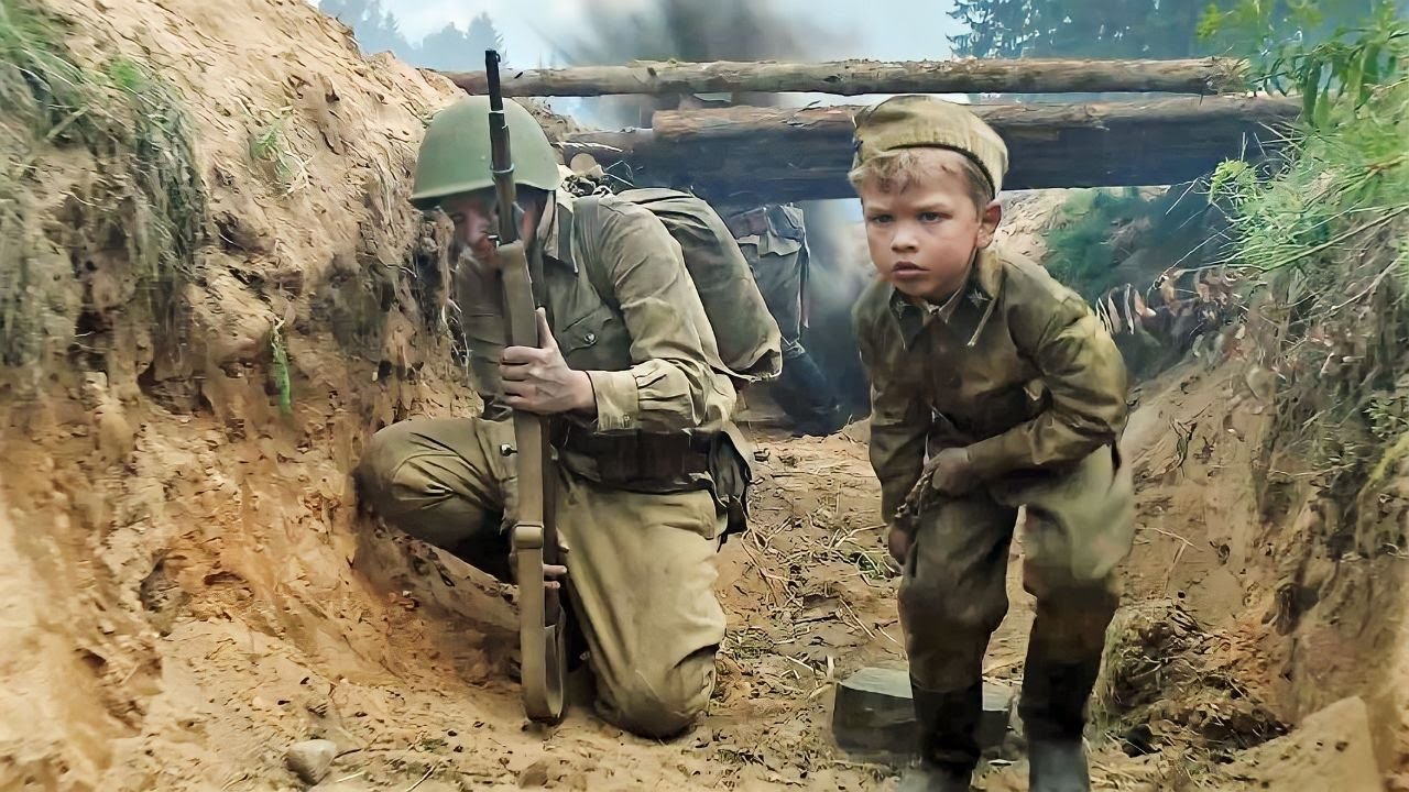 قصة حقيقية .. طفل عمره 7 سنوات ينظم للجيش الروسي لمنع الالمان النازيين من اقتحام روسيا | Soldier boy