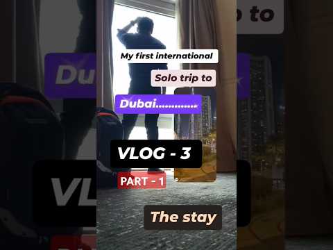 First international solo trip to Dubai Thanks to @MakeMyTripOfficial #dubaitravelvlog