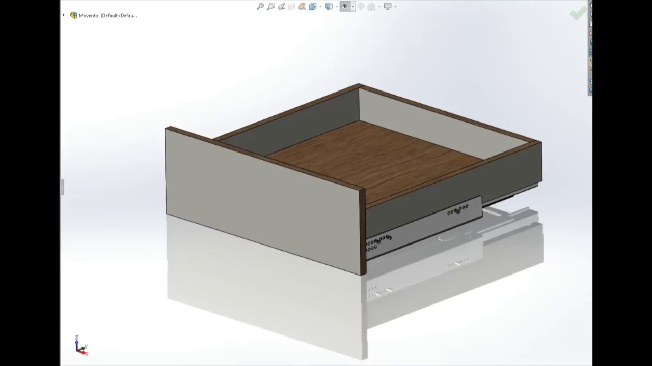 Как изменить дизайн ящика Blum Movento YouTube