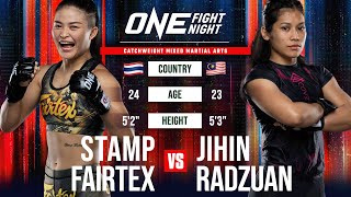 Stamp Fairtex & Jihin Radzuan Went To WAR