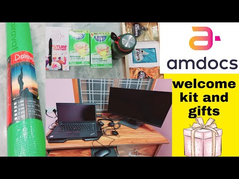 #amdocs welcome kit and welcome gifts for employes work from home